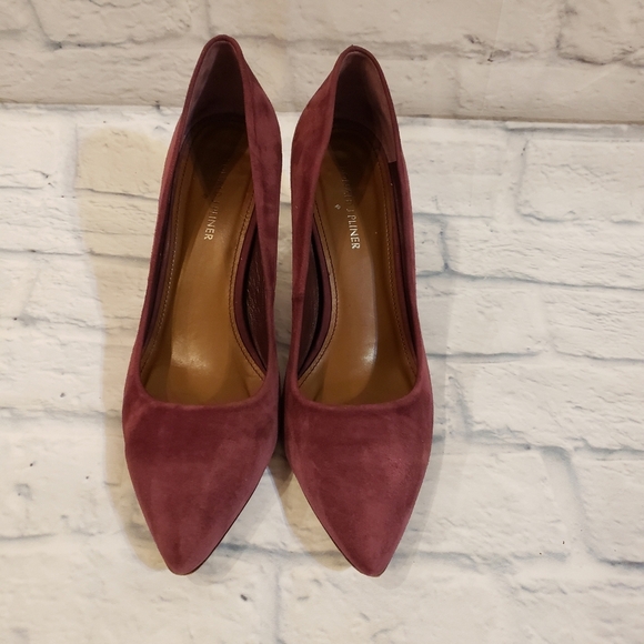 Donald J Pliner | Treva Cranberry suede heel in size 10 - Picture 2 of 9